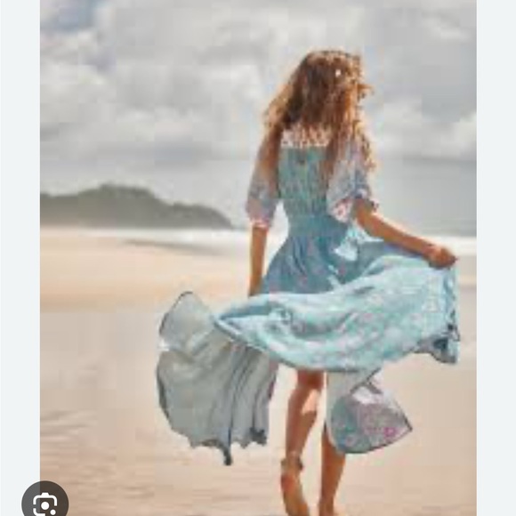 Spell Lovers Beach Maxi Dress Size L EUC - Picture 2 of 7